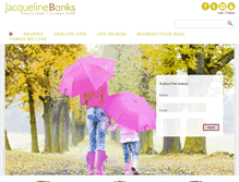 Tablet Screenshot of jacquelinebanks.com